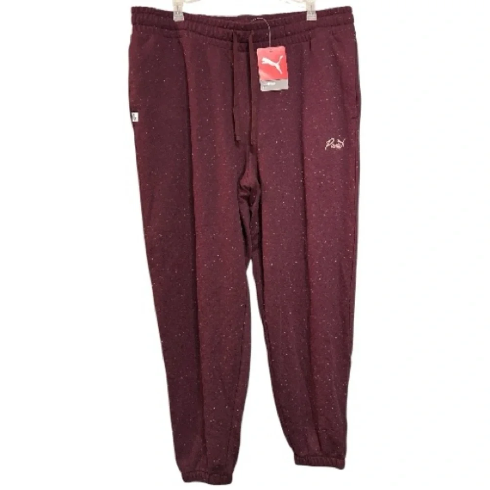 Puma Men's Maroon Joggers, NWT, Size XL